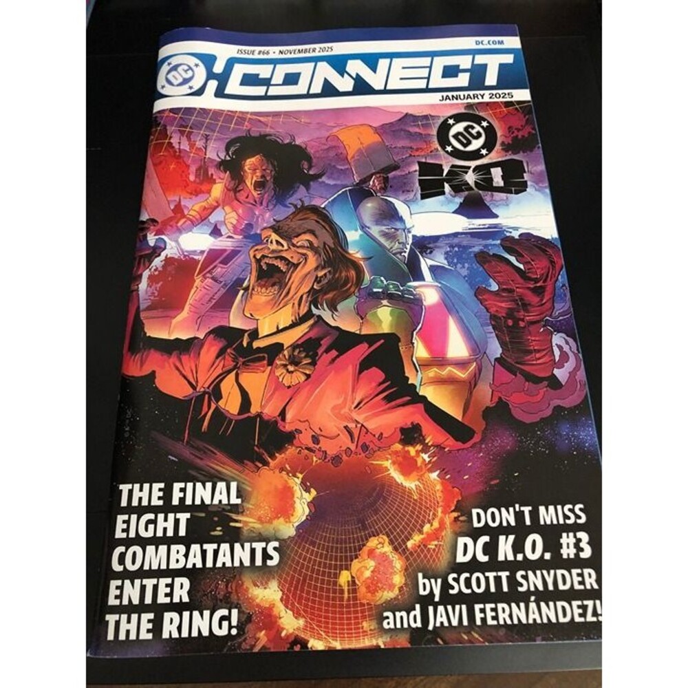 DC CONNECT #66 Nov 2025 DC KO #3 THE FINAL EIGHT COMBATANTS, PROMO